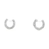 Horseshoe Diamond Stud Earrings