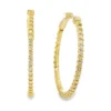 Diamond Accent Hoop Earrings