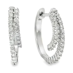 Double Row Hoop Earrings