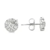 Round Diamond Stud Earrings