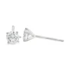 Round Diamond Stud Earrings