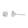 Round Diamond Stud Earrings