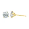 Round Diamond Stud Earrings