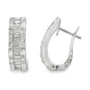 Baguette Diamond Huggie Earrings