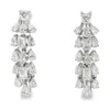 Cluster Diamond Drop Earrings