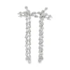 Pear Diamond Drop Earrings