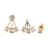 Baguette Diamond Jacket Earrings