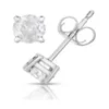 Round Diamond Stud Earrings