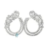 Diamond Cluster Dangle Earrings