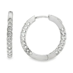 Lab Grown Hoop Earrings