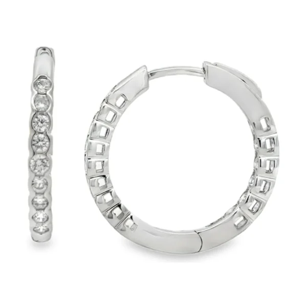 Lab Grown Hoop Earrings