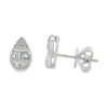 Pear Diamond Stud Earrings