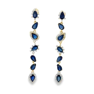 Sapphire Drop Earrings