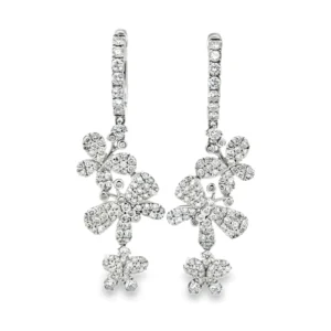 Butterfly Diamond Dangle Earrings