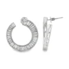 Baguette Diamond Hoop Earrings