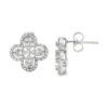 Clover Diamond Stud Earrings