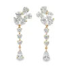 Pear Cluster Drop Earrings