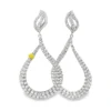 Diamond Teardrop Drop Earrings