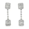Baguette Diamond Dangle Earrings