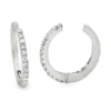 Diamond Huggie Hoop Earrings
