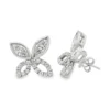 Butterfly Diamond Stud Earrings