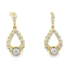 Teardrop Diamond Drop Earrings