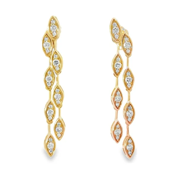 Marquise Motif Dangle Earrings