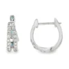 Double Row Huggie Earrings