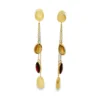 Multi Gemstone Drop Earrings