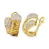 Pave Diamond Huggie Earrings