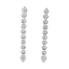 Diamond Cluster Dangle Earrings
