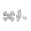 Diamond Butterfly Stud Earrings
