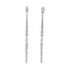 Diamond Linear Dangle Earrings