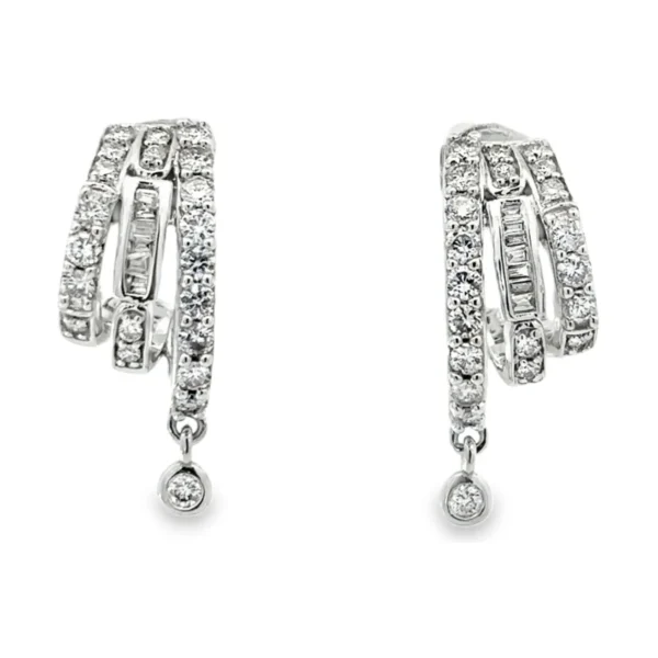 Multi Row Dangle Earrings