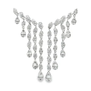 Diamond Waterfall Dangle Earrings