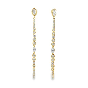 Marquise Diamond Dangle Earrings