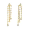 Diamond Tassel Dangle Earrings