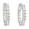 Diamond Hoop Earrings