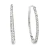 Diamond Hoop Earrings