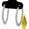 Diamond Hoop Earrings