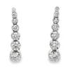 Graduated Diamond Drop Earrings