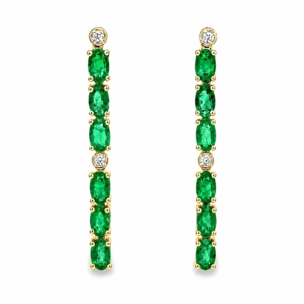 Emerald Drop Earrings