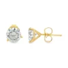 Round Diamond Stud Earrings