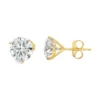 Round Diamond Stud Earrings