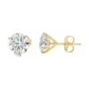 Round Lab Diamond Stud Earrings