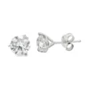 Round Diamond Stud Earrings
