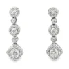 Halo Drop Earrings