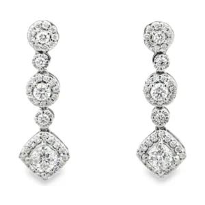 Halo Drop Earrings