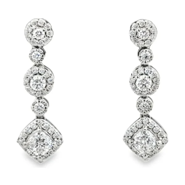 Halo Drop Earrings