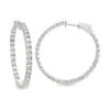 Diamond Hoop Earrings
